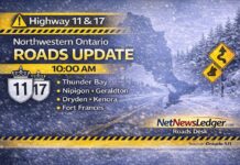Northwestern Ontario Roads Update – Highways 11 & 17 Roads Update