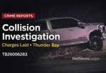 Thunder Bay – Investigation into Multi-Vehicle Collision Leads to Charges Thunder Bay: charges laid after pickup hits 8 vehicles in Empire Avenue sidewalk rampage