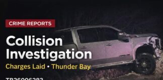 Thunder Bay – Investigation into Multi-Vehicle Collision Leads to Charges Thunder Bay: charges laid after pickup hits 8 vehicles in Empire Avenue sidewalk rampage