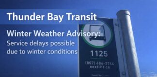 Winter Conditions Impacting Thunder Bay Transit Thunder Bay Transit Update Feb 19 2026