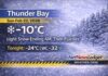 February 22, 2026: Thunder Bay Weather Forecast — Snow Ends, Then a Deep Freeze Tonight Thunder Bay Weather