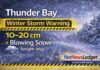 February 17, 2026: Thunder Bay Forecast — Calm Today, Winter Storm Warning Tonight into Wednesday Night Thunder Bay weather for Tuesday, February 17, 2026: sunny today with a high of 0°C, but a Yellow Winter Storm Warning begins tonight