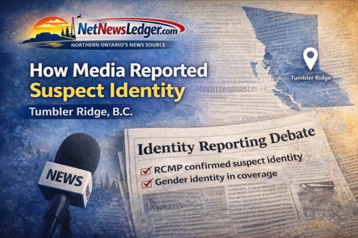 As Canadian media reported RCMP’s identification of the suspect in the Tumbler Ridge killings, much of the coverage referred to the shooter as female and used she/her pronouns — even as police also acknowledged the suspect was born male and had transitioned.