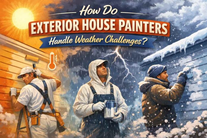 External Weather impacting home painters