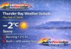 February 12, 2026: Thunder Bay Weather — Cold Start then the Warm-Up Brings Slush Season Feb 12 2024 Thunder Bay Weather