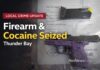 Firearm, Cocaine and Cash Seized in Thunder Bay Trafficking Probe: Charges Laid firearms and cocaine seized