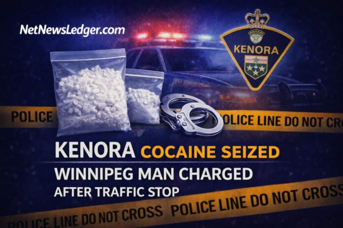 Kenora OPP seize suspected crack/cocaine in traffic stop; Winnipeg man charged with drug trafficking