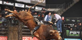 Austin Richardson Wins Round 1 of Kubota PBR Little Rock with Unleash The Beast Season-High 93.30 Points Missouri Thunder Clinch No. 1 Seed in First-Ever Monster Energy Team Challenge Championship