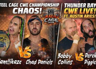 CWE returns to Thunder Bay on March 27 with Austin Aries, a steel cage title match and a stacked card CWE returns to Thunder Bay on March 27 with Austin Aries, a steel cage title match and a stacked card