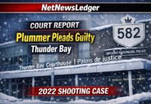 Brampton Man Pleads Guilty in Superior Court to Thunder Bay Shooting and Firing at OPP During 2022 Chase Plummer pleads guilty in Superior Court to 2022 Thunder Bay shooting and firing at OPP; sentence TBD