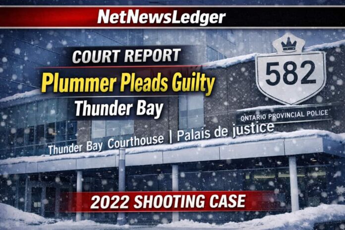 Court Report Plummer Pleads Guilty Mar 3, 2026 at 08_30_00 AM Plummer pleads guilty in Superior Court to 2022 Thunder Bay shooting and firing at OPP; sentence TBD