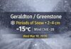 March 18, 2026: Geraldton–Greenstone Detailed Weather Forecast — Snow Today, Clearing Thursday, More Snow Returns Thursday Night Greenstone Weather