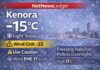 March 5, 2026: Kenora Weather Forecast — Light Snow Now, Freezing Rain and Ice Pellets Overnight Kenora and Lake of the Woods Weather