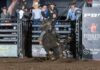 MARCUS MAST BATTLES THROUGH TOUGH WEEKEND TO REIGN VICTORIOUS IN READING IN FRONT OF SELLOUT CROWD Marcus Mast prevailed at PBR Reading to hold the event buckle up high Saturday night, covering two of his three bulls in Santander Arena