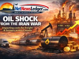 Middle East oil shock could lift inflation, raise freight costs and test Prairie farm margins oil prices, Canada inflation, Port of Thunder Bay, grain shipping, diesel, farmers, Bank of Canada, Iran, Middle East, freight