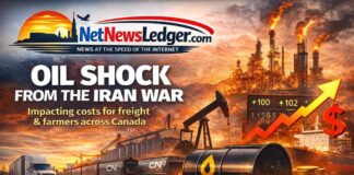 Middle East oil shock could lift inflation, raise freight costs and test Prairie farm margins oil prices, Canada inflation, Port of Thunder Bay, grain shipping, diesel, farmers, Bank of Canada, Iran, Middle East, freight