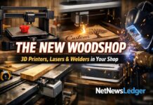The New Woodshop: Why 3D Printers, Lasers and Welders Are Joining the Table Saw Why woodshops add 3D printers, lasers and welders to build smarter, faster, more versatile shops.