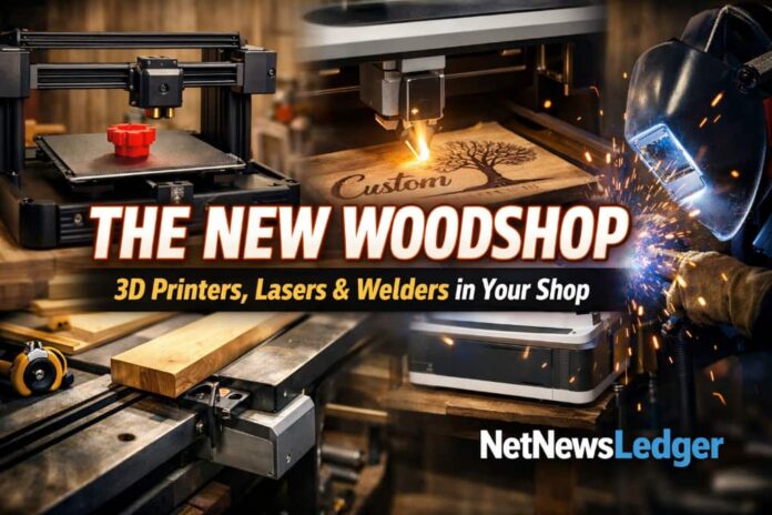 Why woodshops add 3D printers, lasers and welders to build smarter, faster, more versatile shops.