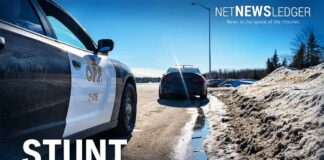 Nipigon OPP charge Alberta driver with stunt driving Nipigon OPP charge Alberta driver with stunt driving after 141 km/h in a 90 km/h zone
