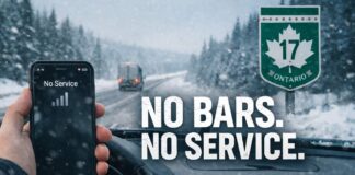 “No Service” on the Trans-Canada: Dead Zones from Kenora to Sault Ste. Marie Raise the Stakes for Safety and Business No Cell Service on Trans Canada