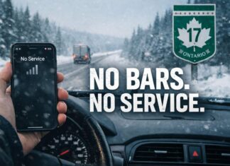“No Service” on the Trans-Canada: Dead Zones from Kenora to Sault Ste. Marie Raise the Stakes for Safety and Business No Cell Service on Trans Canada