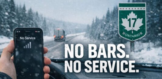 “No Service” on the Trans-Canada: Dead Zones from Kenora to Sault Ste. Marie Raise the Stakes for Safety and Business No Cell Service on Trans Canada