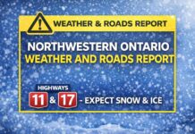 Northwestern Ontario Weather and Roads Report: Snow, Ice Pellets and Freezing Rain Hit Highways 11 and 17 Roads and Weather Mar 21, 2026 at 09_02_47 AM