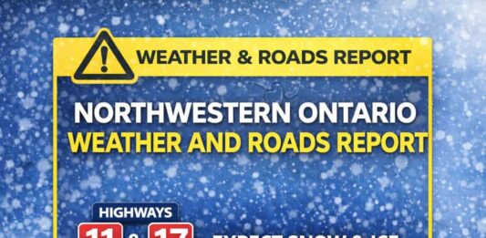 Northwestern Ontario Weather and Roads Report: Snow, Ice Pellets and Freezing Rain Hit Highways 11 and 17 Roads and Weather Mar 21, 2026 at 09_02_47 AM
