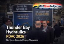 Thunder Bay Hydraulics Draws Strong Interest at PDAC 2026 Northern Ontario Mining Showcase Thunder Bay Hydraulics,PDAC 2026,NOMS,Northern Ontario Mining Showcase,FedNor,Thunder Bay,Mining News,Hydraulics,Pneumatics,Manufacturing,Mining Services,Exploration,Toronto,Trade Show,Northern Ontario,Jobs,Exports