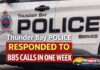 Thunder Bay police responded to 885 calls for service in past week Thunder Bay Police Calls for Service March 1-7 2026
