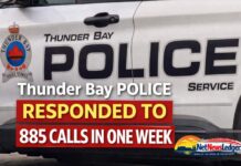 Thunder Bay police responded to 885 calls for service in past week Thunder Bay Police Calls for Service March 1-7 2026