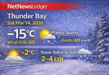 March 14, 2026: Thunder Bay Weather Forecast — Bright Saturday, Snow Returns Sunday Thunder Bay Weather