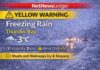 March 6, 2026: Thunder Bay Weather Desk — Yellow Warning for Freezing Rain as Icy Conditions Continue Thunder Bay weather update for Friday, March 6, 2026: Yellow Warning for freezing rain in effect as light freezing rain continues this afternoon with reduced visibility. Icy, slippery roads and walkways expected, with freezing rain ending late afternoon and changing to rain or drizzle. Tonight rain transitions to snow with a low of -4°C, followed by periods of snow Saturday and milder temperatures into Sunday.