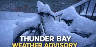 Special Weather Statement March 19, 2026: Thunder Bay Snow Tonight After a Mostly Cloudy Afternoon Thunder Bay weather forecast for March 19, 2026: mostly cloudy skies give way to heavy snow tonight, with Environment Canada warning of reduced visibility and snowfall near 10 cm in stronger bursts