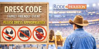 RodeoHouston dress code sparks debate over whether family-event standards are tightening – Following Calgary Stampede New Dress Code at RodeoHouston follows Calgary Stampede policy
