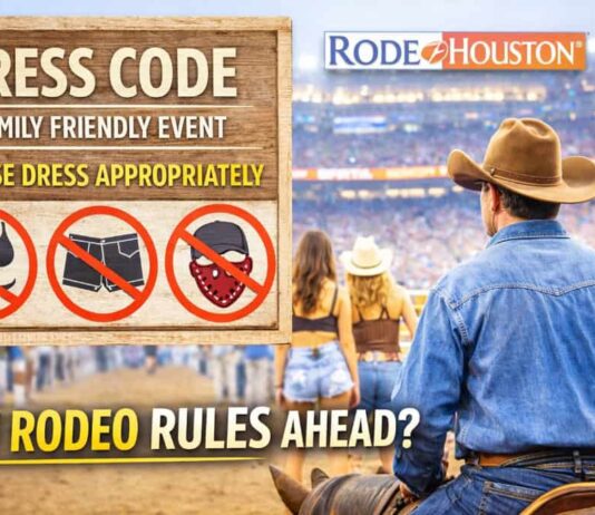 RodeoHouston dress code sparks debate over whether family-event standards are tightening – Following Calgary Stampede New Dress Code at RodeoHouston follows Calgary Stampede policy