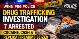 Seven arrested after Winnipeg drug trafficking probe targets Weston neighbourhood home Winnipeg Police Drug Bust