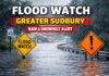 Flood watch issued for Greater Sudbury watersheds as rain, snowmelt raise flooding risk Flooding in Greater Sudbury, alert issued