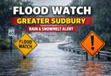 Flood watch issued for Greater Sudbury watersheds as rain, snowmelt raise flooding risk Flooding in Greater Sudbury, alert issued