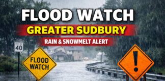Flood watch issued for Greater Sudbury watersheds as rain, snowmelt raise flooding risk Flooding in Greater Sudbury, alert issued