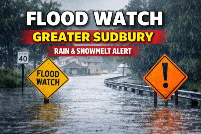 Flooding in Greater Sudbury, alert issued