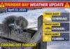 April 13, 2026: Thunder Bay Weather Forecast — Damp Start, Some Sunbreaks, Then Cooler Again Hiver à Thunder Bay _ Météo et écureuil