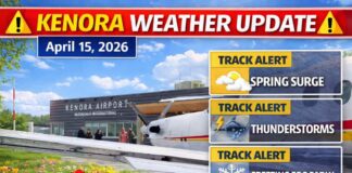 April 15, 2026: Kenora Weather Update — Freezing Fog Early, Then a Spring-like Jump Before Another Cooldown Kenora spring weather update at the airport