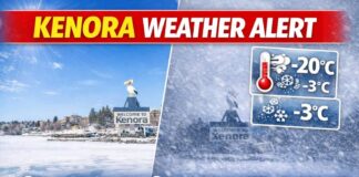 April 6, 2026: Kenora and Lake of the Woods Set for a Midweek Alberta Clipper Kenora weather alert_ snowfall and winds