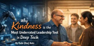 Why Kindness is the Most Underrated Leadership Tool in Deep Tech for Dubi (Dov) Katz Kindness meets technology in leadership