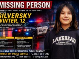 Thunder Bay police seek help locating missing 12-year-old Silversky Winter Thunder Bay police seek help locating missing 12-year-old Silversky Winter