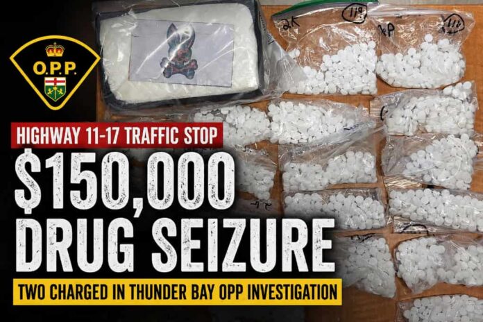 OPP Drug Seizure in Shuniah ON
