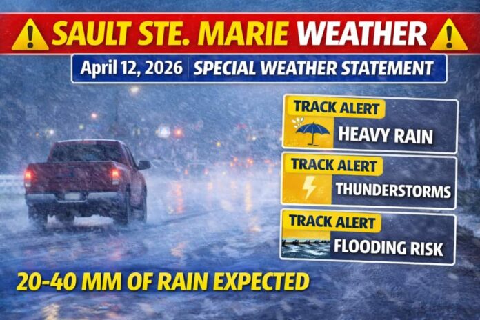 Severe weather alert for Sault Ste. Marie