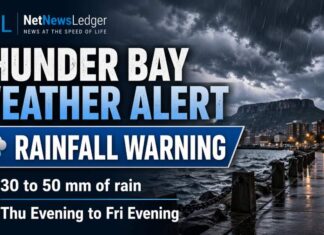 April 22, 2026: Thunder Bay Weather Alert — Heavy Rainfall Warning as Wet Weather Moves In Thunder Bay Weather Alert April 22 2026