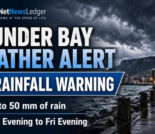 April 22, 2026: Thunder Bay Weather Alert — Heavy Rainfall Warning as Wet Weather Moves In Thunder Bay Weather Alert April 22 2026